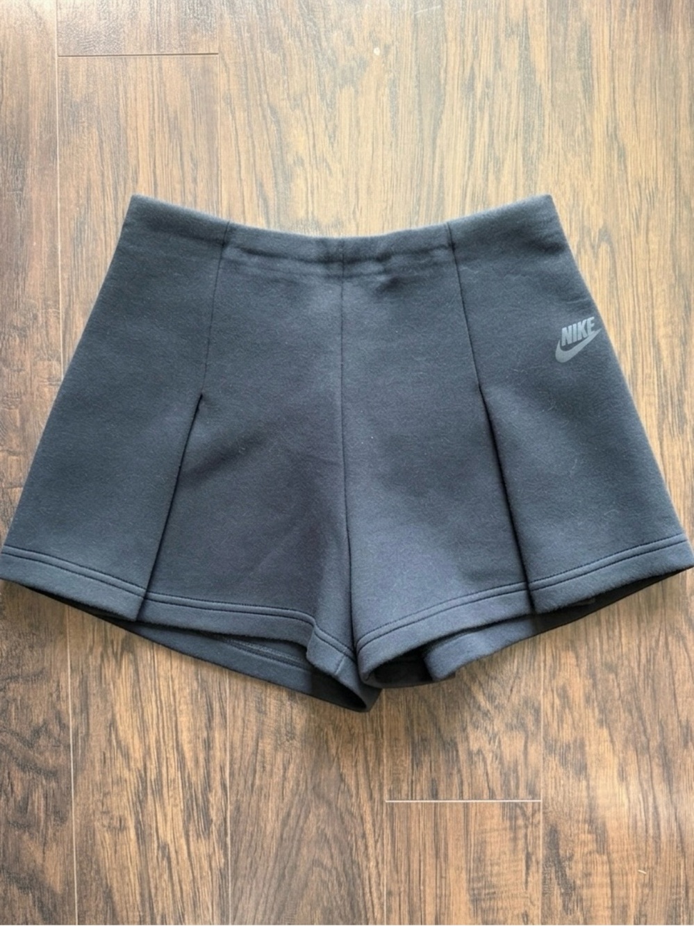 Nike Black Sportswear Pleated Shorts